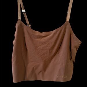 Danskin Brown Asymmetrical Crop Camisole